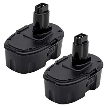 Imagem de AKKOPOWER - Bateria de substituição de 18 V para DeWalt: 2 unidades de 5,0 Ah 18 volts XRP para DC9096 DC9098 DE9098 DE9096 DE9098 DW9096 ferramentas elétricas sem fios