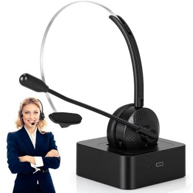 Imagem de Headset Office, Headset Office para Telefone MonoAuricular, Para Pc e Notebook, Para Computador, Fone Call Center, Fone com Cancelamento de Ruido