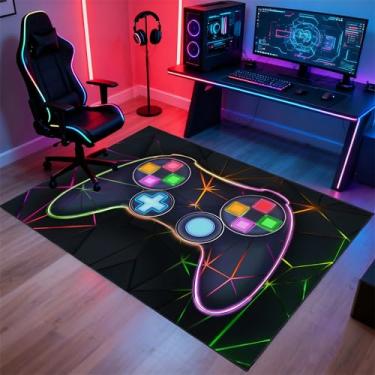 Imagem de Rnmdn Tapete gamer para quarto, 9,5 x 1,5 m, antiderrapante, para quarto, sala de estar, sala de jogos, decoração