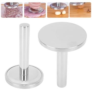 Imagem de Amaciador de carne grosso e pesado, aderência confortável, martelo de carne de aço inoxidável 304, ferramenta de cozinha multifuncional para frango, carne e porco