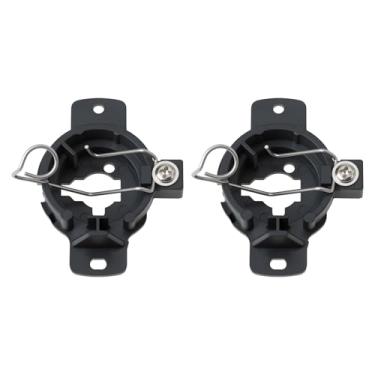 Imagem de ECSiNG 2 peças WH02 H1 Suporte de adaptador de farol LED compatível com Nissan GT-R A31 57 x 49 x 26 mm