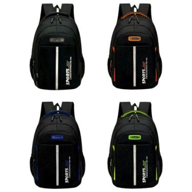 Imagem de Mochila Masculina Escolar Trabalho Reforçada Sports BL1180 - Kingleen,