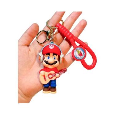 Imagem de Chaveiro Super Mario Bros 27 Estilos Brinquedo De Personagem De Desenh