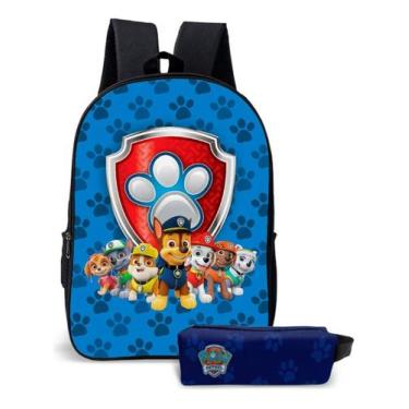 Imagem de Mochila Escolar Com Estojo Infantil Patrulha Canina  - Use Thuco, Patr