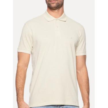 Imagem de Polo Aramis Masculina Piquet Basic Mono Icon Off-White Tamanho:XL/GG, 