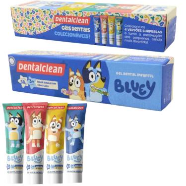 Imagem de GEL DENTAL INFANTIL BLUEY 50G COM FLÚOR - DENTALCLEAN