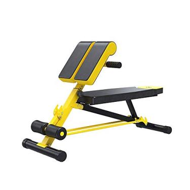 Imagem de LMJYU Banco de pesos, banco de peso, haltere, levantamento de peso, exercício doméstico, fitness, cadeira romana, banco de halteres, academia, equipamento de fitness, prancha supina, banco de