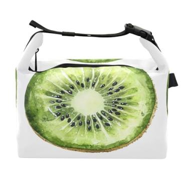Imagem de STAYTOP Lancheira Fresh Kiwis com fivela de alça, lancheira isolada para meninos e meninas, lancheira térmica para trabalho escolar