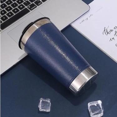 Imagem de Copo Térmico com Tampa e Abridor, Inox, 473ml, para Cerveja, Mantém Bebidas Geladas ou Quentes, Beer Cup