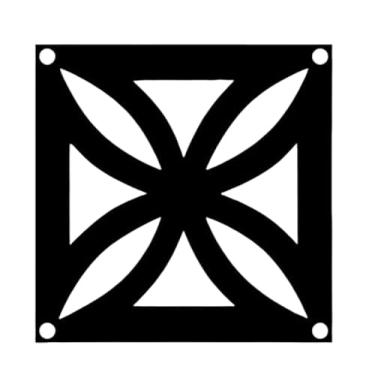 Imagem de Kit de placas decorativas de MDF na COR PRETA divisória de ambiente placas decorativas para divisória para Casa e Escritório(KIT 24 peças)