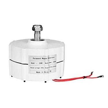 Imagem de Alternador trifásico Gerador de ímã permanente Gerador de turbina de energia eólica de alta eficiência para uso industrial 400W 500W 600W Opcional 24V 48V Tensão nominal (500W24V/48V)