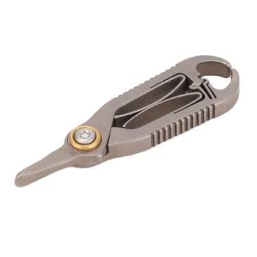 Imagem de Tesoura de cabelo do nariz, liga de ti, ponta redonda, aparador de pelos do nariz, para sobrancelhas, barba, ferramenta de aliciamento para homens e mulheres