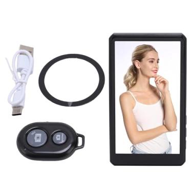Imagem de Heayzoki Tela do Monitor Vlog Selfie, Monitor Magnético da Câmera Traseira do Telefone Bluetooth 5.1 Com Tela de 3,97 Polegadas, Bateria de 1500mAh, Portátil para Home Office (Preto)