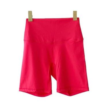 Imagem de Shorts De Yoga Femininos De Cintura Alta, Ajuste Slim, Levanta O Bumbu