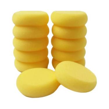 Imagem de 12 Esponjas Circulares Sintéticas Para Cerâmica, Pintura Em Argila, Ar