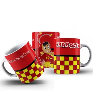 Imagem de Caneca Série Turma Do Chaves Todos Os Personagens Porcelana 325ml (CHAPOLIN)