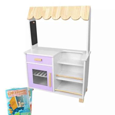 Imagem de Mercadinho Infantil de Madeira - Eita Casa Perfeita, Lilás