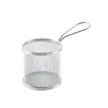 Imagem de Cesta de fritura cesta de fritura de aço inoxidável rede de fritura fritura cesta de fritura filtro colher lanche moldura de fritura restaurante cesta de fritura doméstica batatas fritas cestas de