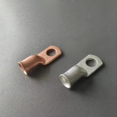 Imagem de 50 peças 1x3/8 AWG terminal de tubo de cobre puro conector de fio de cobre AWG estanho terminal de cabo de decapagem