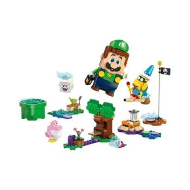 Imagem de Blocos De Montar Luigi Mario Para O Jogo Super Brothers Adventure, Bri