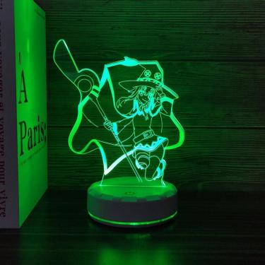 Imagem de Luz noturna 3D Konos Subas explosões em megumins deste mundo maravilhoso