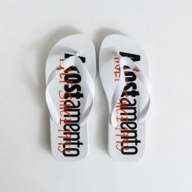 Imagem de Chinelo Masculino Acostamento Since 1993 Branco-Masculino