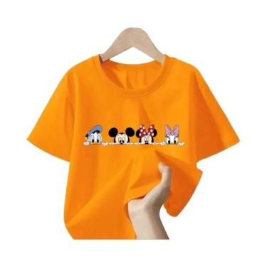 Imagem de Camisetas Com Estampa De Desenho Animado Da Disney Para Meninos E Meni