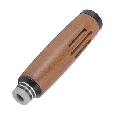 Imagem de Mingzhe Mini Cinzeiro Portátil para Carro, Sem Vazamento, Anti Fuligem, Organizador Portátil de Cigarro de Grande Capacidade Com Duas Tampas Borracha, Nogueira Mini (Preta)