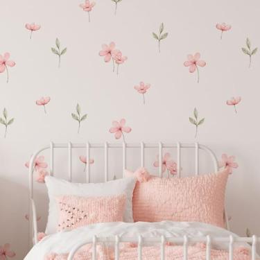 Imagem de Kit Adesivos de Parede Flores e Ramos Decorativos para Quarto Sala – Adesivo de Parede Floral Moderno (6 KITS)