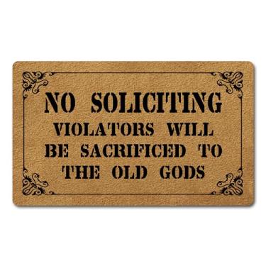 Imagem de Capacho engraçado de boas-vindas para decoração de casa (75 x 45 cm) tapete de presente com traseira de borracha antiderrapante tapetes engraçados capacho personalizado para entrada (nenhum infrator