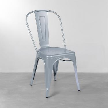 Imagem de Cadeira Tolix - Cinza Metálico