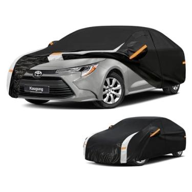 Imagem de Kaugung Capa de carro para automóveis para todos os climas à prova d'água personalizada para Honda Civic, Nissan Altima, Toyota Corolla. Capa externa completa proteção contra chuva sol neve com