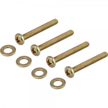 Imagem de Parafuso Suporte De Tv 8x45 Mm Arruela 5/16 4 Peças Vonder