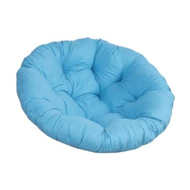 Imagem de ShengQuanHao Almofada para Cadeira Papasan, 50,8 Cm, Almofada para Cadeira Egg (somente a Almofada), Tapete Multifuncional para Cadeira de Jardim, Ideal para Cadei, Céu azul, Tamanho real