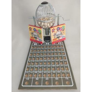 Imagem de Jogo Globo BINGO N1 1 a 75 Cromado + 200 cartelas