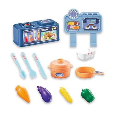 Imagem de Conjunto de brinquedos de cozinha para crianças Simulação de talheres 