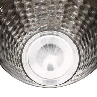 Imagem de Cubo de Gelo Portátil Aço Inoxidável 3L com Alça para Uso em Casa Camping Piquenique Restaurante - Robusto Estiloso Arma