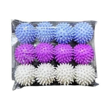 Imagem de Pacote Com 12 Bolas Mágicas Reutilizáveis Para Lavagem, Amaciante De T