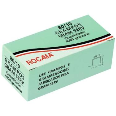 Imagem de Kit Grampo Grampeador 80/10mm Manual/Pneumático 4Un - ROCAMA