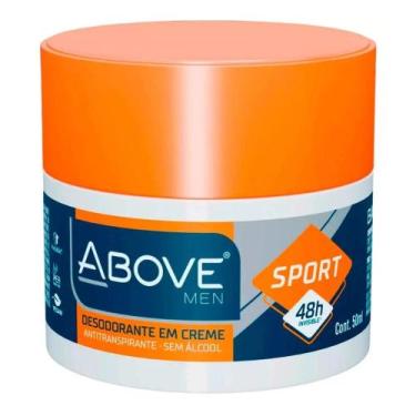 Imagem de Desodorante Above Creme Men Sport 50g - Proteção Eficaz
