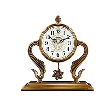 Imagem de Casa sala de estar relógio de mesa relógio de mesa, relógio de mesa decoração artesanato criativo retro relógio de mesa (cor: estilo 2) (estilo 2)