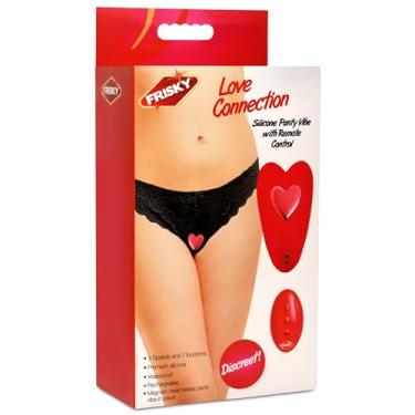 Imagem de Vibrador de calcinha de silicone XR PLAY HARD Love Connection com controle remoto para mulheres e casais. Recarregável, vibração discreta da calcinha. Vibração poderosa, design ergonômico. 2 peças