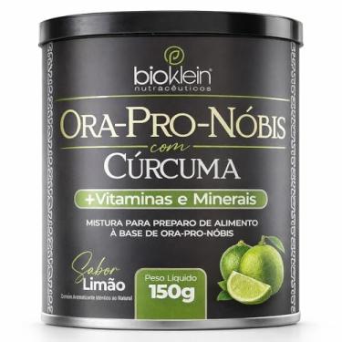 Imagem de Ora Pro Nóbis com Cúrcuma 150g Sabor Limão Mais Vitaminas e Minerais Bioklein