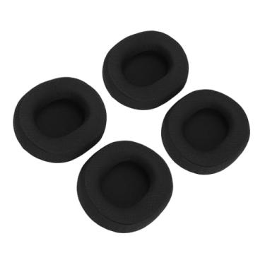 Imagem de Dpofirs Protetores de Ouvido de Reposição para Fones de Ouvido Arctis Pretos | Também para Fones de ATH M40X M50X HD280 Pro Cloud Espuma de Memória de Alta Densidade Tecido de Malha Respirável Macio