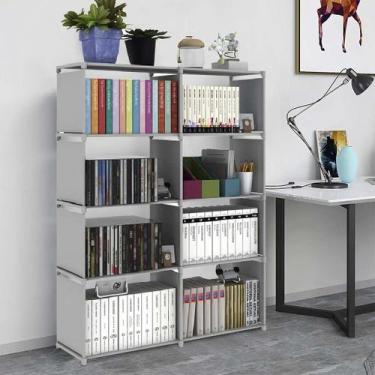 Imagem de Estante Organizadora MetalPvc Pratica Desmontável 1,25m*80cm - Mercada