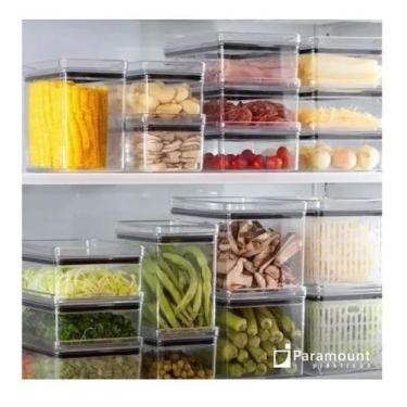 Imagem de Potes Organizadores Herméticos Com 6 Unidades Para Cozinha - Paramount