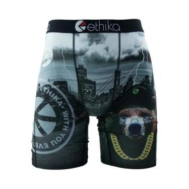 Imagem de Cuecas Boxer Respiráveis Para Homens plus Size ETHIKA, Roupa De Banho 