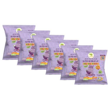 Imagem de Kit 6X: Biscoito de Polvilho Super Berinjela Vegano Crilancha 20g