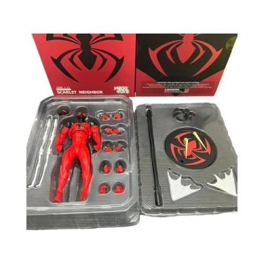 Imagem de Figura De Ação Do Homem-Aranha Em PVC Com 15cm, Traje Preto, Guerreiro