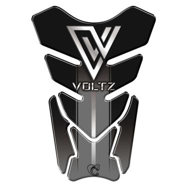 Imagem de Protetor De Tanque Adesivo Moto Voltz Preto Preto